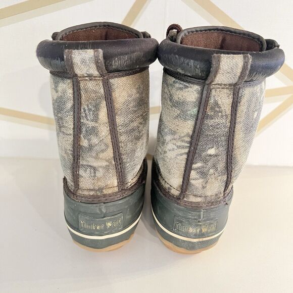 Kids Timber Wolf Camo Steel Shank Thermolite Boots Size 12 Lace Up Boots - Picture 4 of 9